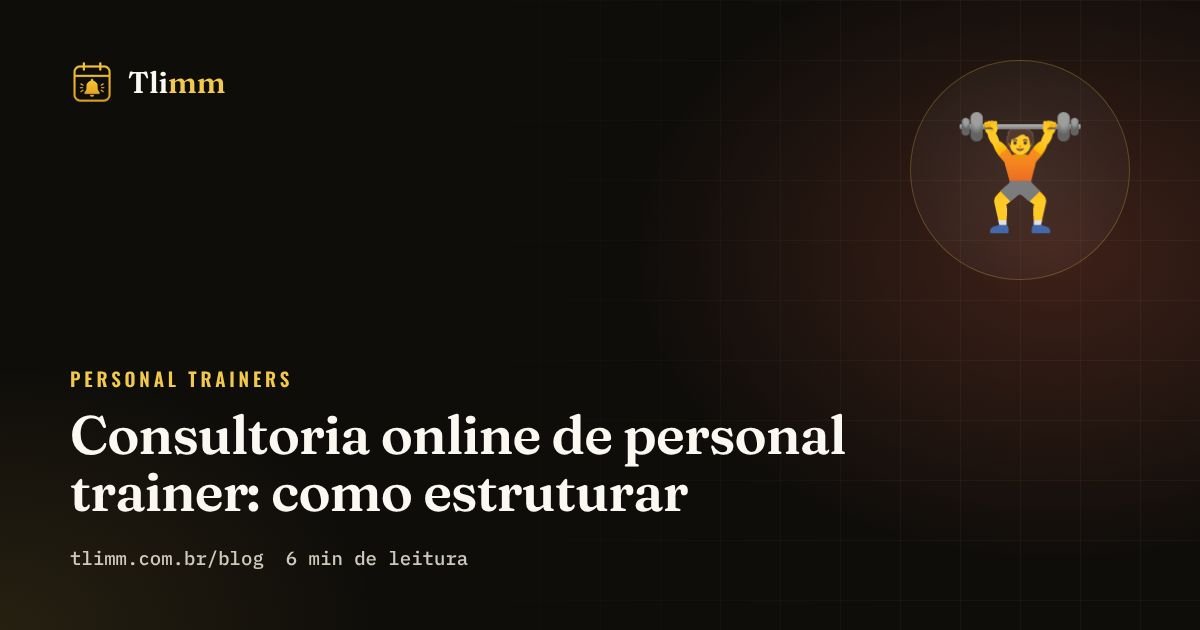Consultoria online de personal trainer: como estruturar